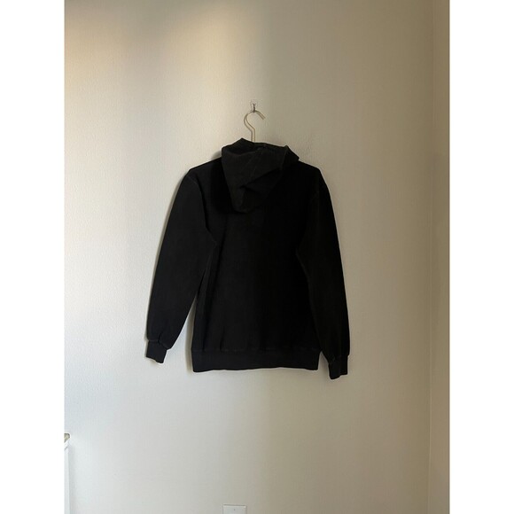 Industry Of All Nations Cotton Reversed Pullover Hoodie in Iron 8 Size XS *FADED - Picture 3 of 5